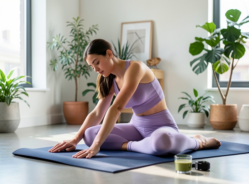 Không gian tập Yoga hiện đại tại nhà