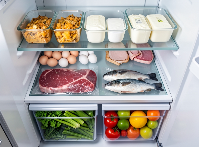 Sắp xếp tủ lạnh khoa học theo từng ngăn