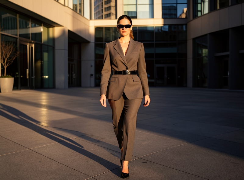 Phối đồ cho dáng người chữ nhật: Kỹ thuật tạo đường cong ảo