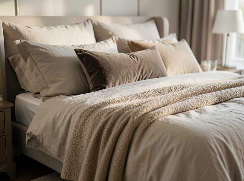 Bí quyết lớp chồng lớp (Layering) vải vóc trong phòng ngủ