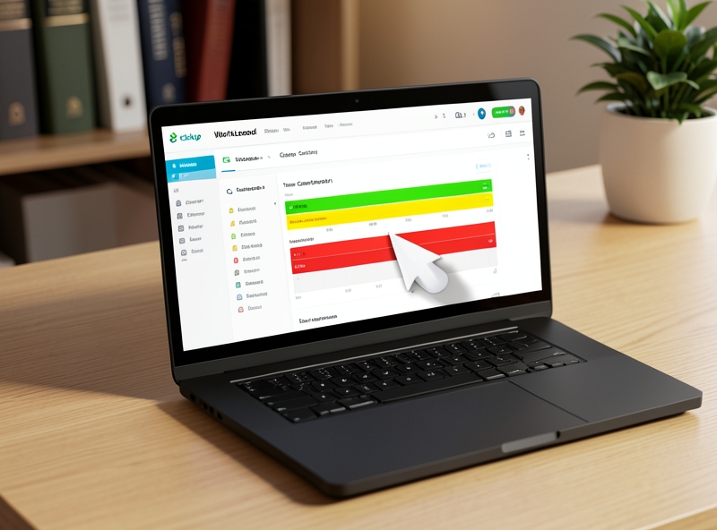 Giao diện Dashboard Workload trên ClickUp trực quan hóa dung lượng công việc