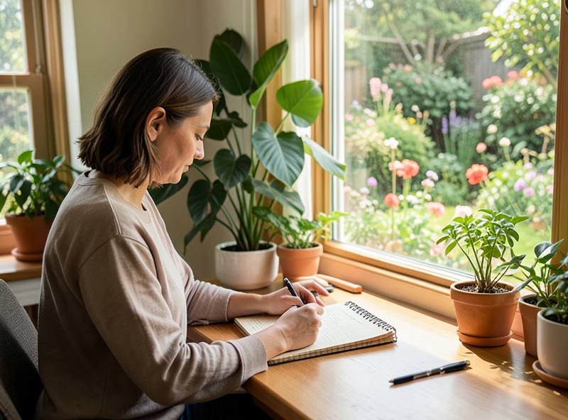 Người trẻ đang ghi chép lại những trải nghiệm trong thời gian tạm nghỉ