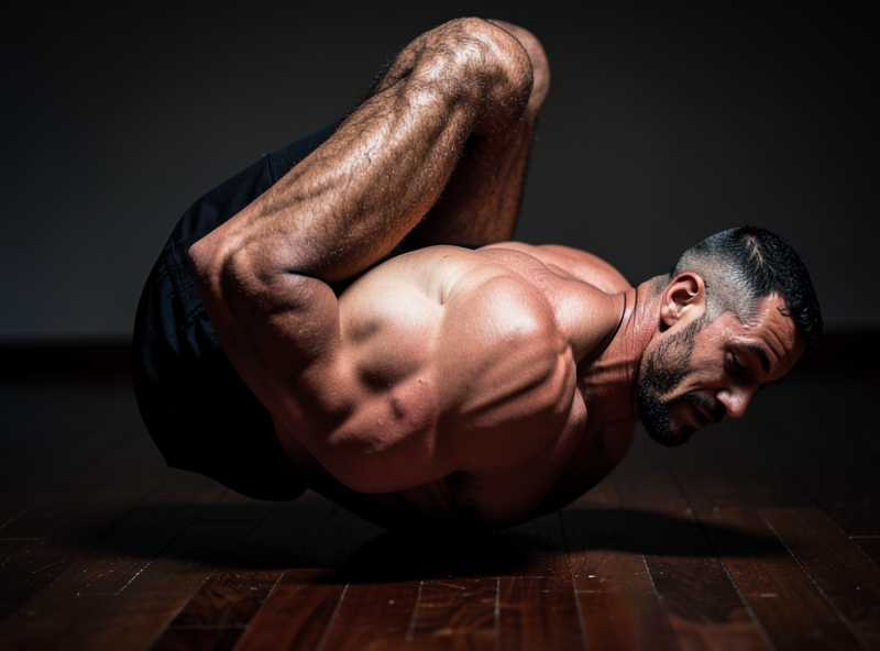 Tư thế Beast Hold chuẩn xác trong Animal Flow