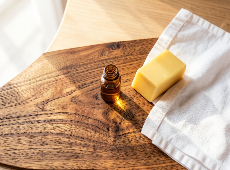 Dầu khoáng và sáp ong bảo quản gỗ
