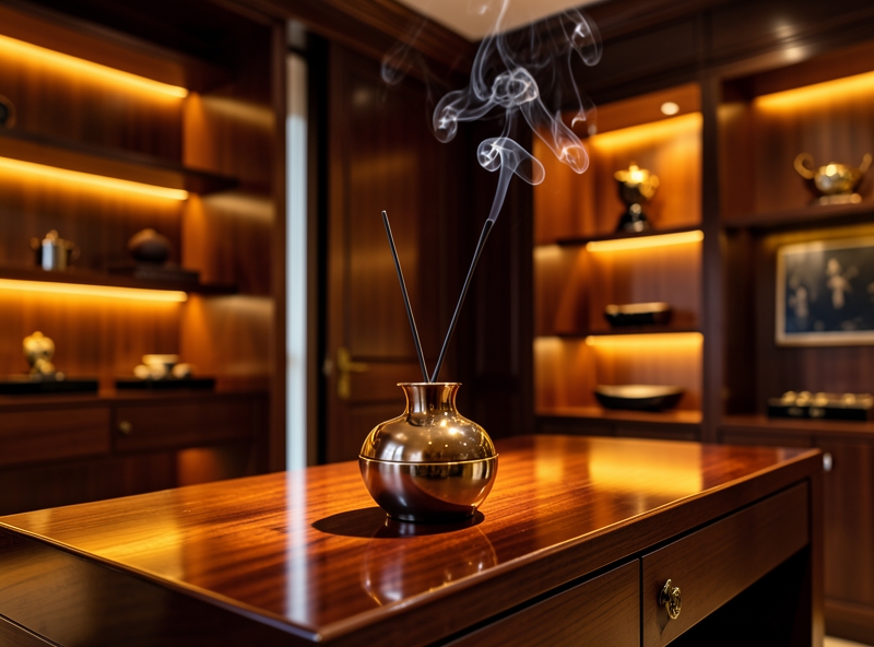 Hương Trầm trong không gian kinh doanh sang trọng