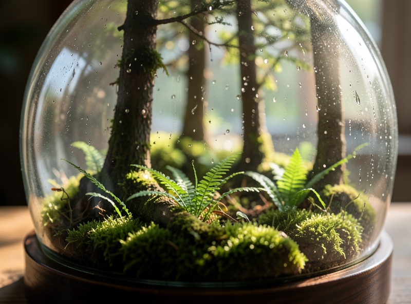 Nghệ thuật Terrarium: Hệ sinh thái tự vận hành trong lọ thủy tinh