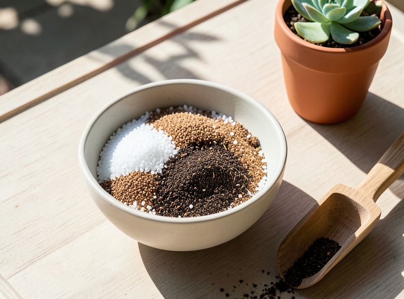 Công thức phối trộn đất cho sen đá