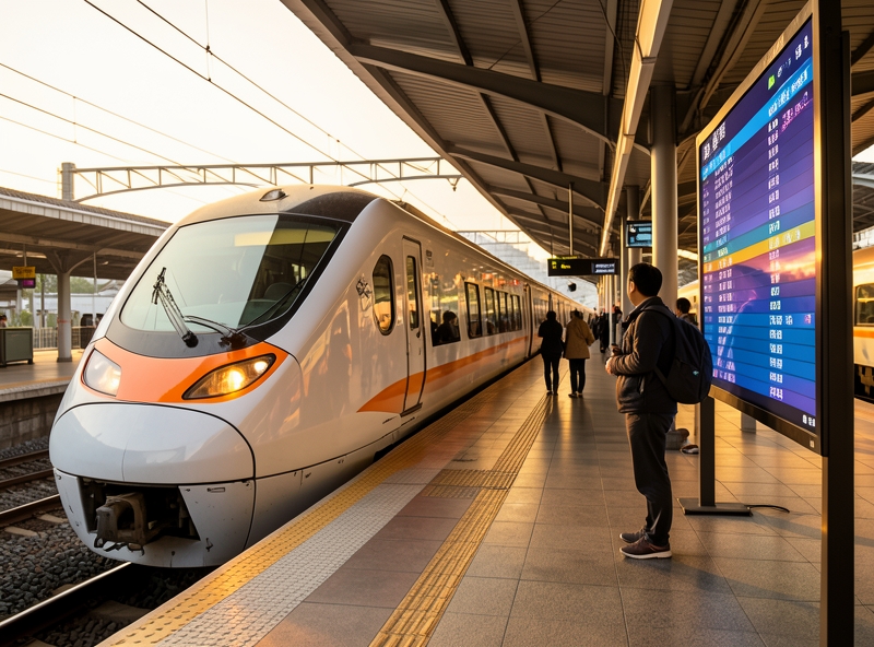 Ga tàu cao tốc HSR hiện đại