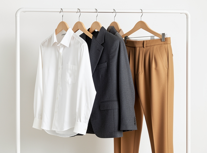 Feng Shui wardrobe with core items