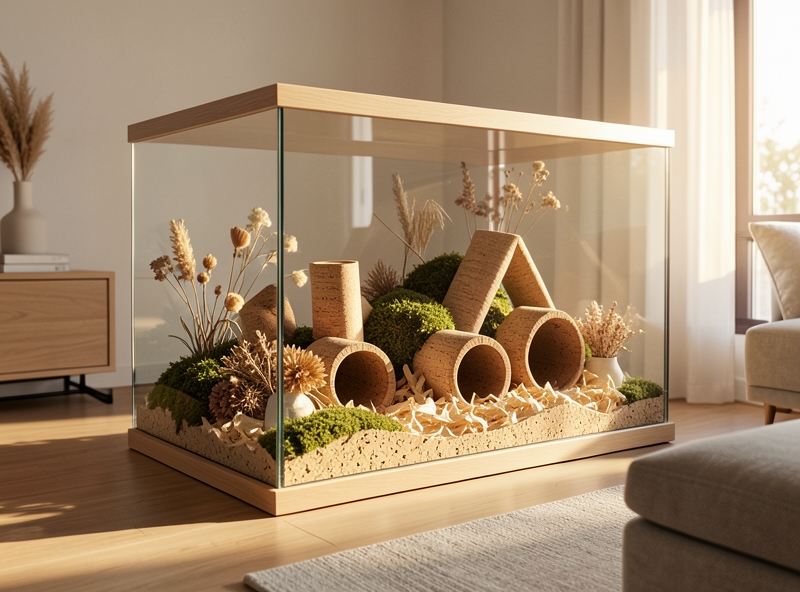 Thiết kế không gian sống mô phỏng tự nhiên cho thú cưng