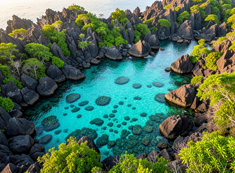 Vẻ đẹp hoang sơ của một vịnh nhỏ miền Trung