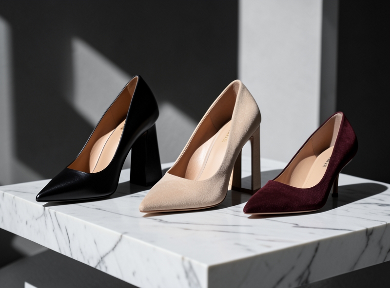 So sánh các loại gót và mũi giày