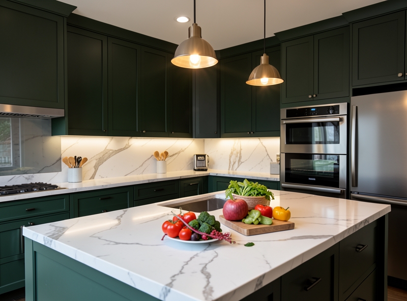 Sắc màu gian bếp: Khơi nguồn lửa ấm và tài lộc cho gia chủ