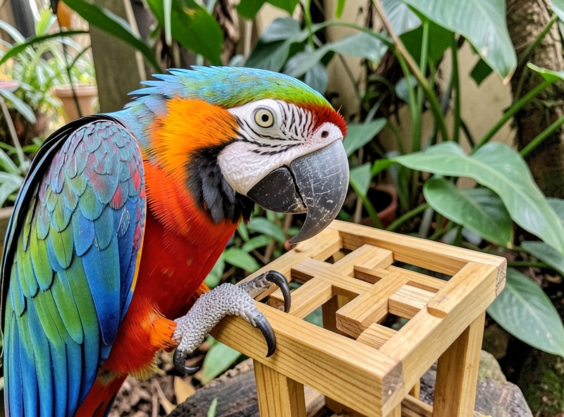 Nuôi vẹt thông minh: Kích thích trí tuệ và ngăn ngừa tự nhổ lông