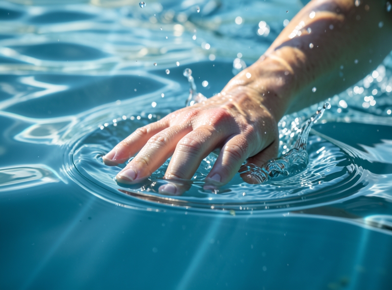 Kỹ thuật thả lỏng bàn tay khi tiếp nước