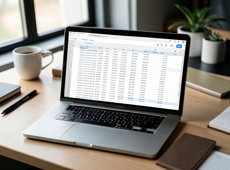 Cấu trúc dữ liệu chuẩn trên Google Sheets