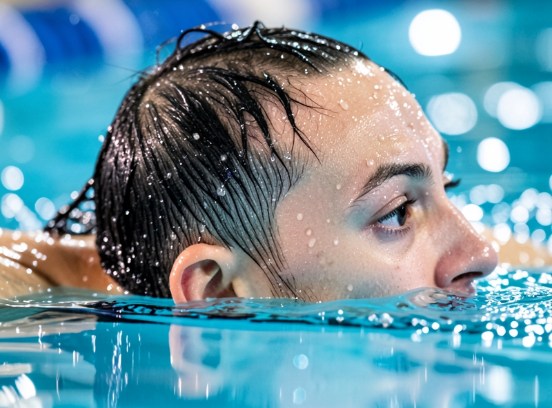 Kỹ thuật hít vào khi nghiêng đầu trong bơi lội