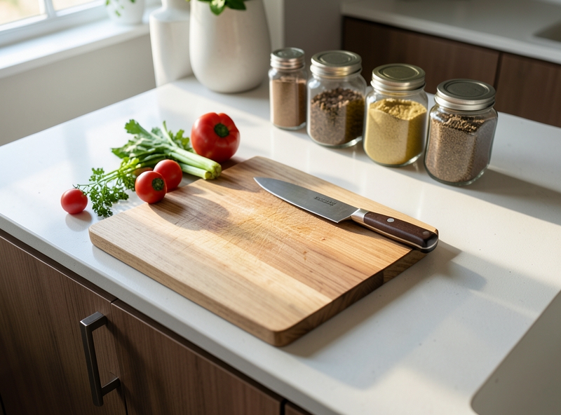 Sự ngăn nắp trong căn bếp hiện đại