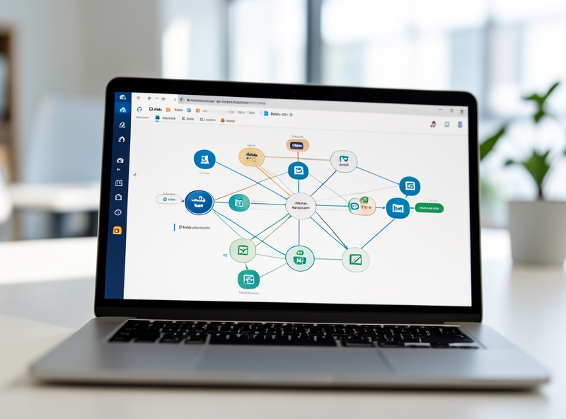 Giao diện thiết lập kịch bản tự động hóa nâng cao trên nền tảng Make