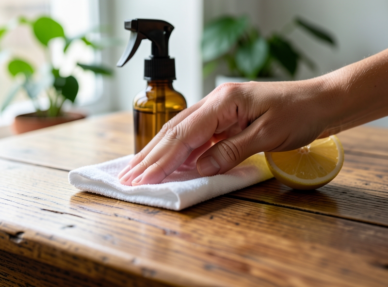 Vệ sinh gỗ bằng dung dịch hữu cơ