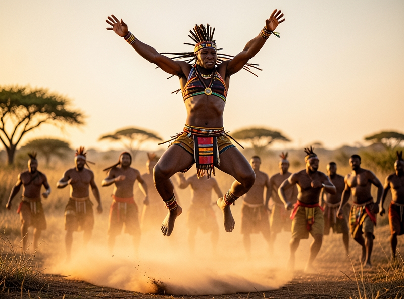 Vũ điệu Adumu của bộ tộc Maasai