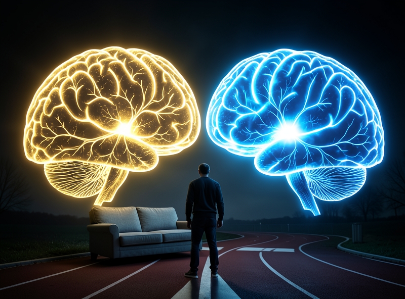 Sự đối đầu giữa ý chí và thói quen trong não bộ