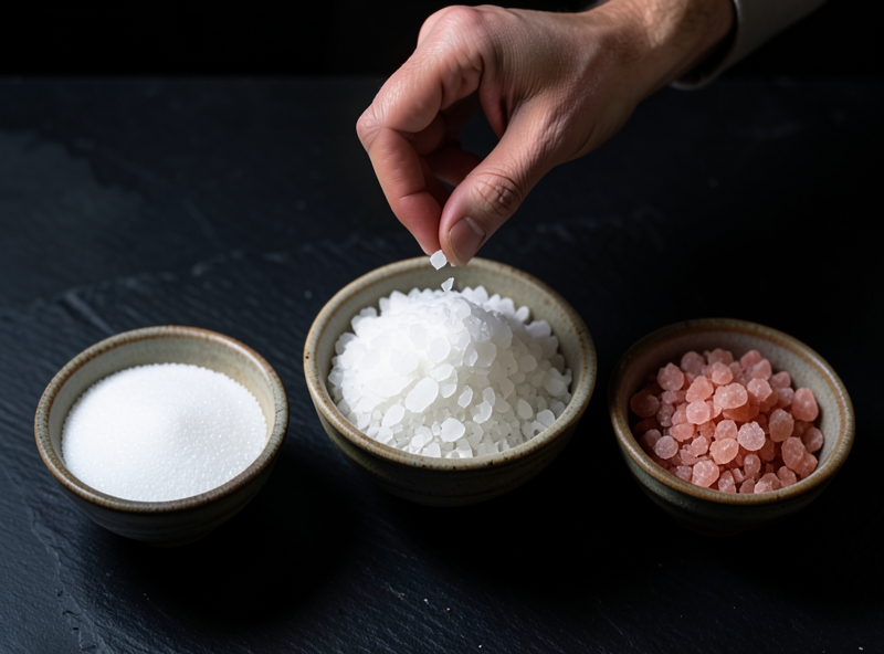 So sánh các loại muối trong ẩm thực