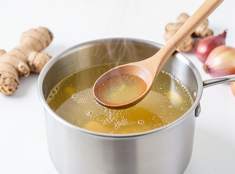 Kỹ thuật ninh nước dùng trong vắt và đậm đà tự nhiên