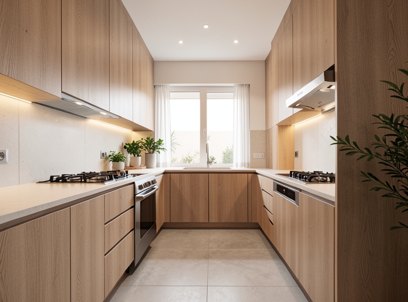 Disposition de l'orientation de la cuisine selon le feng shui de l'engendrement mutuel