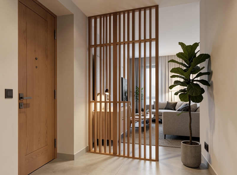 Modern foyer design addressing the piercing heart sha error