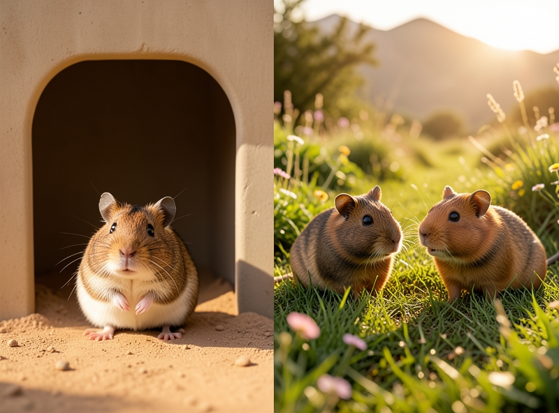 Sự khác biệt về lối sống giữa Hamster và Guinea Pig