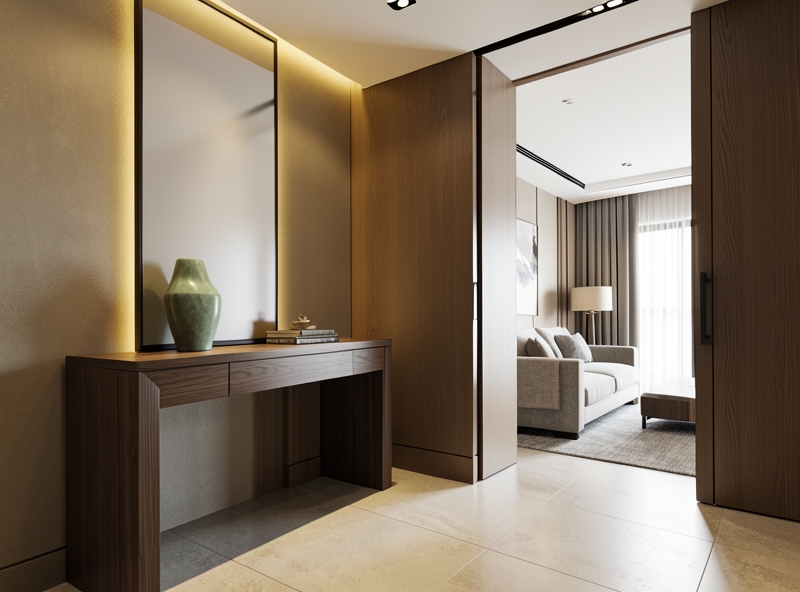 Conception d'un Hall d'entrée conforme au Feng Shui