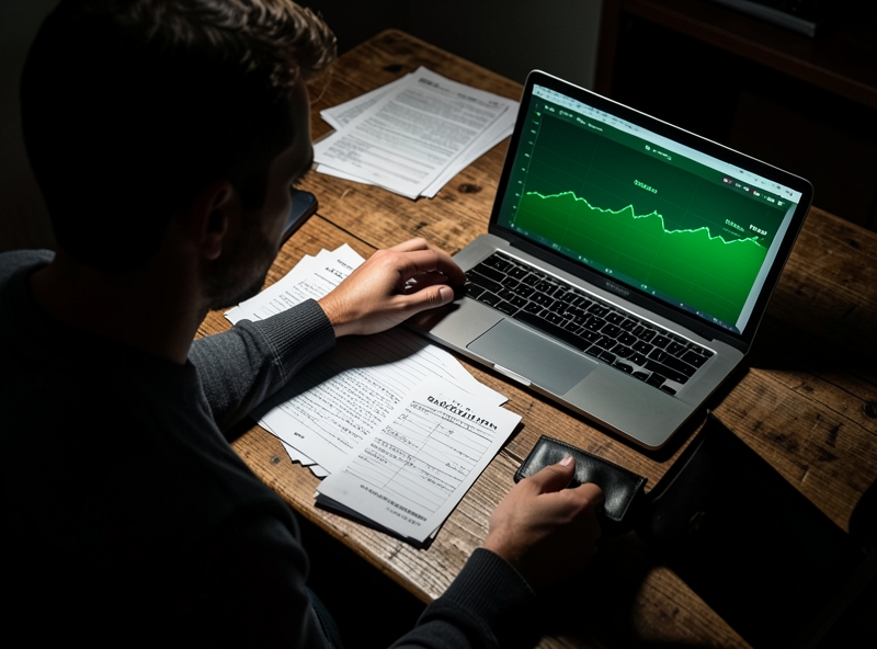 Der Gegensatz zwischen Buchgewinn und leeren Taschen