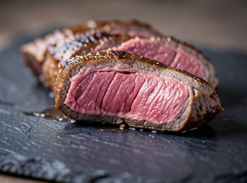 Thịt bò nấu Sous-vide chín đều từ trong ra ngoài