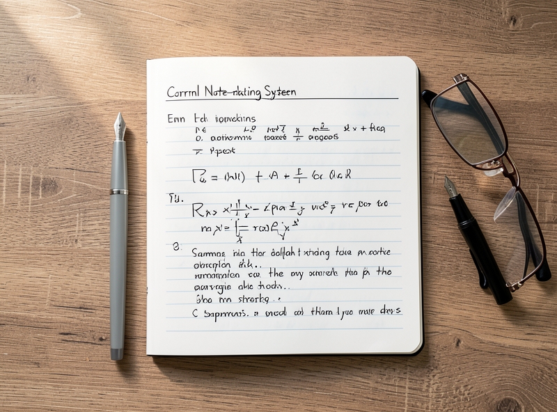 Mô tả cấu trúc trang ghi chú Cornell chuyên dụng cho học tiếng Anh