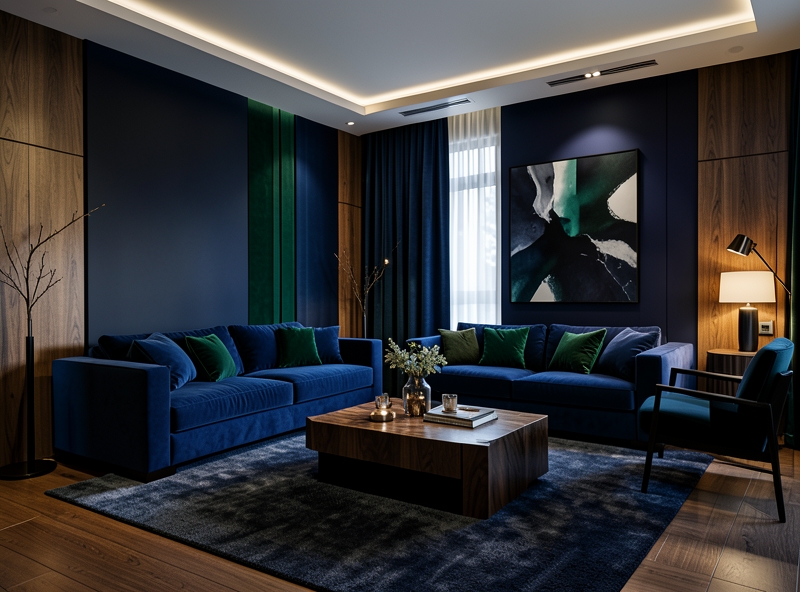 Giải pháp màu sắc trung gian trong thiết kế nội thất phong thủy