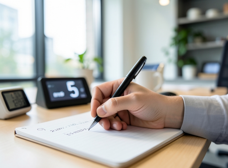 Ứng dụng quy tắc 5 phút trong công việc