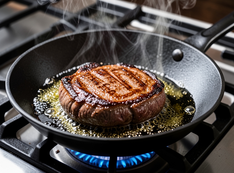 Kỹ thuật áp chảo đạt chuẩn nhiệt độ