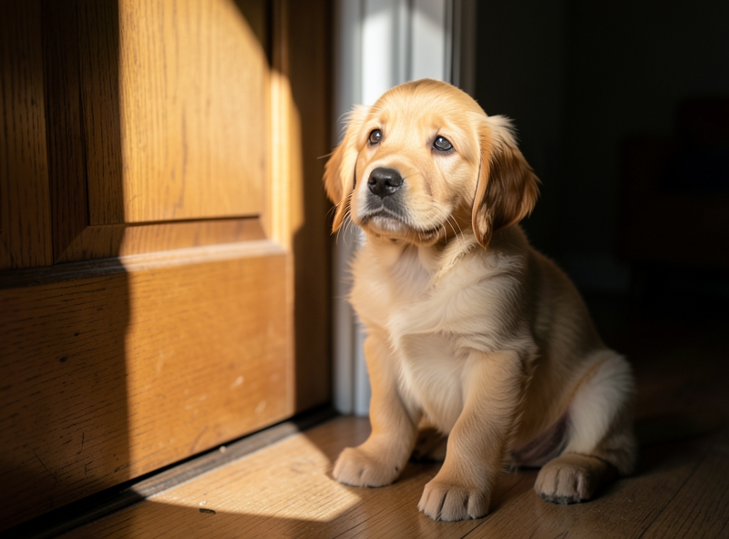 Chó con lo âu khi ở nhà một mình