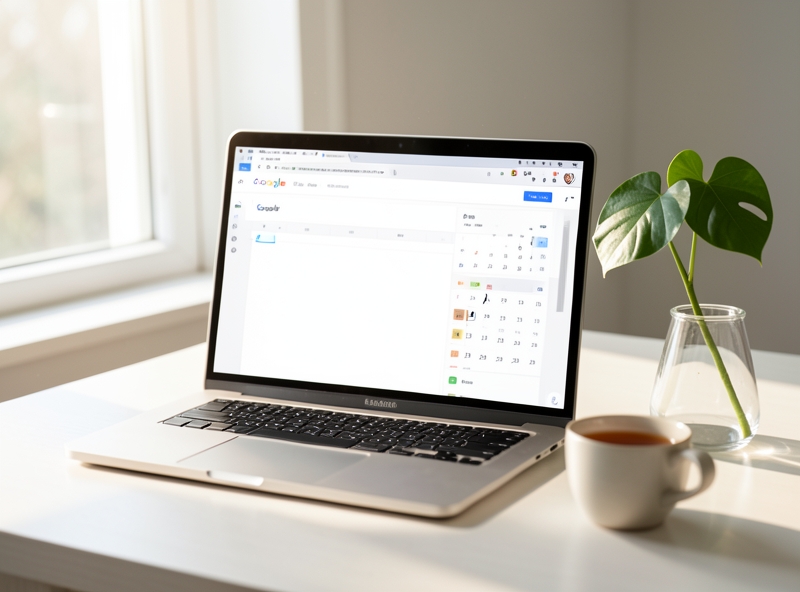 Giao diện làm việc tối giản đồng bộ lịch