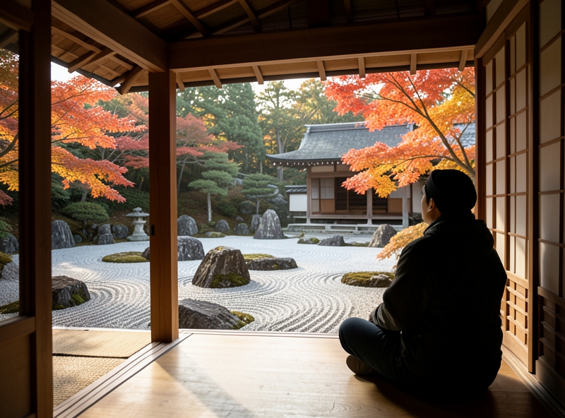 Sự tương tác giữa con người và kiến trúc Zen tại Kyoto