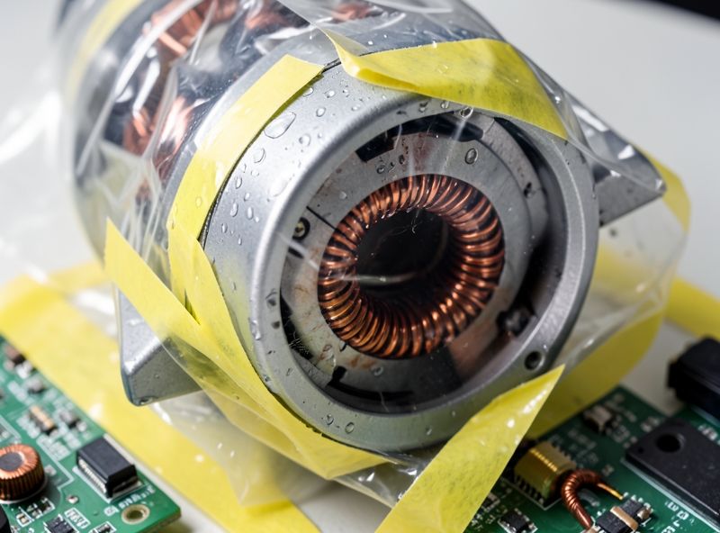 Cách che chắn động cơ và mạch điện khi vệ sinh