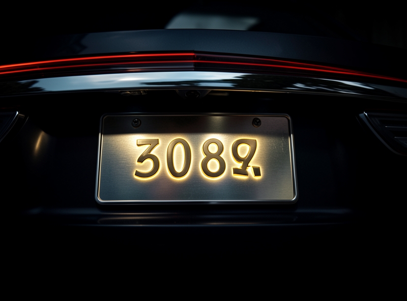 Interprétation Feng Shui de la plaque d'immatriculation