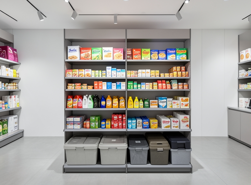 Sơ đồ phân tầng sản phẩm trên kệ hàng