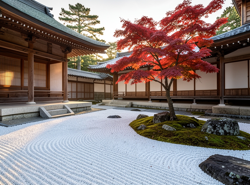 Vườn thiền Zen tại Kyoto