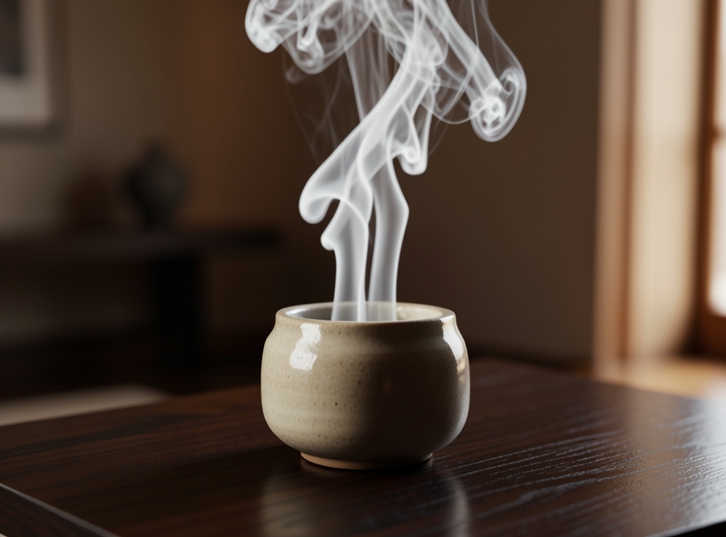 Thác khói trầm hương phong thủy
