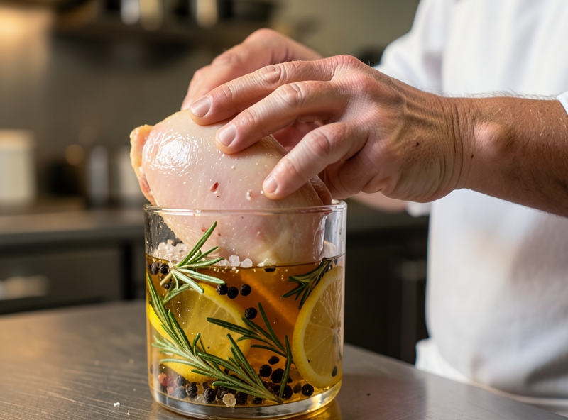 Kỹ thuật ngâm brine cho thịt chuẩn bếp chuyên nghiệp