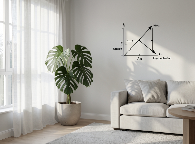 Điều tiết ánh sáng qua rèm lọc và khoảng cách đặt cây