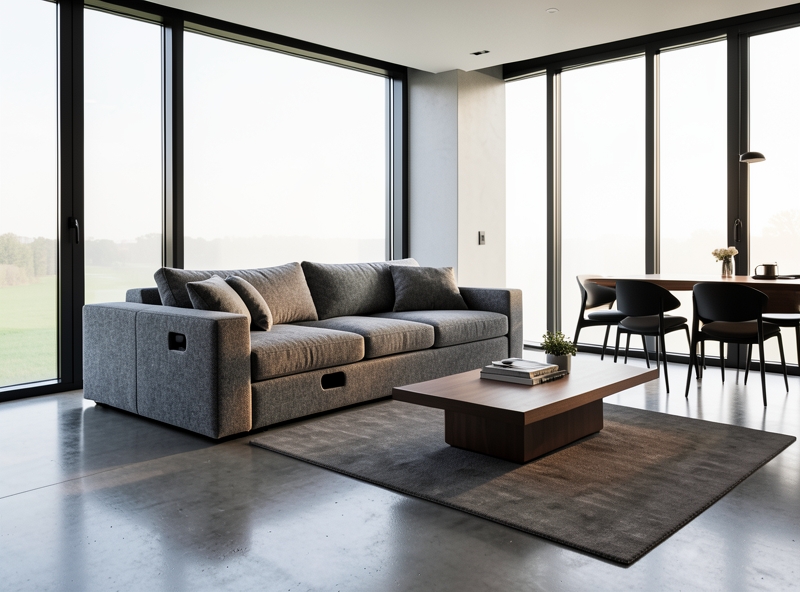 Nội thất đa năng trong không gian tối giản