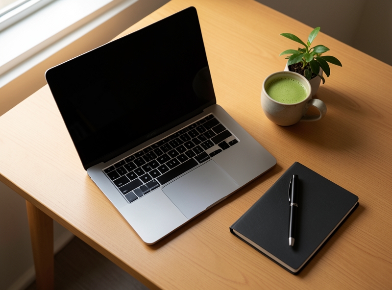 Góc làm việc tối giản chuẩn vibe Gen Z